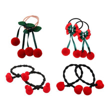 Load image into Gallery viewer, 2pcs Cute Cherry Kids Girls Elastic Hair Band Rope Children Headdress