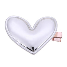 Load image into Gallery viewer, Cute PU Leather Heart-shaped Hairpins Girl Princess Hairclip Party Headwear Children Shiny Hair Accessories